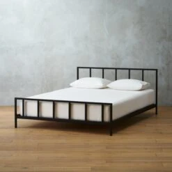 Alchemy Matte Black Queen Bed