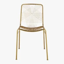 Alpha Brass Metal Chair -Home Series Shop AlphaBrassChairS16