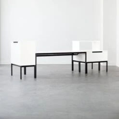 Aptum White Metal Bookcase -Home Series Shop AptumModularGroup1AVFHF21