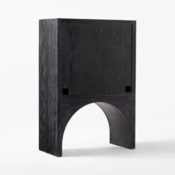 Augusta Black Entryway Cabinet -Home Series Shop ArcBlkEntrywayCabinet3QBSSS22