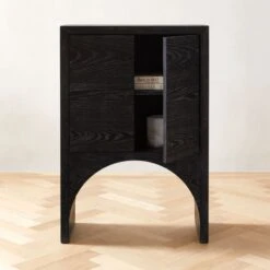 Augusta Black Entryway Cabinet -Home Series Shop ArcBlkEntrywayCabinetAVSHS22