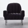 Ardis Black Chair -Home Series Shop ArdisBlkVelvetChairLucaSHS21 1x1