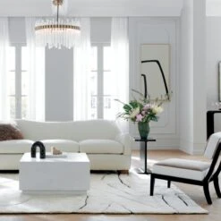 I Beam Black Marble Side Table -Home Series Shop BacioCreamBoucleSofaFB21 1x1 V2