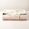 Banda Striped Merino Wool Throw Blanket -Home Series Shop BandaMerinoIrisThrowSHF22