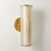 Bander Twisted Cream Vellum Wall Sconce Light -Home Series Shop BanderVellumWallSconceSHF23