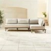 Baixa 3-Piece Wood Outdoor Patio Sectional Sofa -Home Series Shop BaxiaWood3PcSectSHS20 1x1