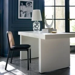 Nadia Black Cane Chair Set Of 4 -Home Series Shop BiancaLacqueredLinenParsonsMR21