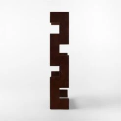 Biscia Brown Burl Wood Bookcase -Home Series Shop BisciaBookcaseSDSSF21