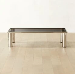 Bovisio Rectangular Smoked Glass Coffee Table