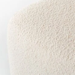 Bozzi Chair And Ottoman Set -Home Series Shop BozziBoucleOttomanAVSSS21