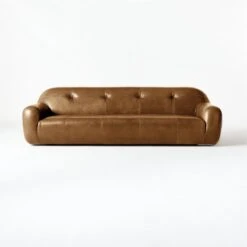 Brace Leather Tufted Sofa -Home Series Shop BraceTbccLthrSofaDakotaSOSSS21