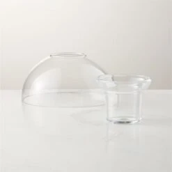 Bulbo Glass Tealight Candle Holder -Home Series Shop BulboTealightHldrClearSHF22