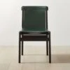 Burano Green Leather Sling Chair Set Of 4