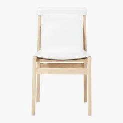 Burano White Leather Sling Chair -Home Series Shop BuranoLthrChairWhiteF18