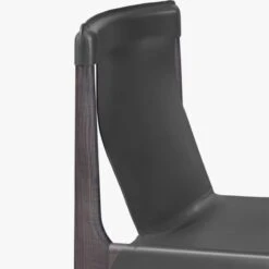 Burano Charcoal Grey Leather Sling Chair Set Of 4 15 Burano Charcoal Grey Leather Sling Chair Set Of 4 -Home Series Shop BuranoLthrChrChrclAVF18