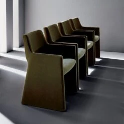 Foley Olive Green Velvet Dining Armchair -Home Series Shop CB2FA22 EDT TEMPTED 42 1