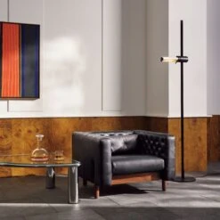 Colonna Adjustable Black Floor Lamp -Home Series Shop CB2FA22 PR GF 02A hero