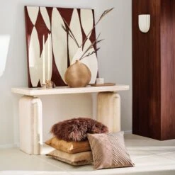 Kerro Woven Suede Throw Pillow With Down-Alternative Insert 18'' -Home Series Shop CB2SP23 PR 04A 030 hero