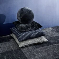 Lox Black Linen Throw Pillow 23" -Home Series Shop CB2SP23 PR 08B hero