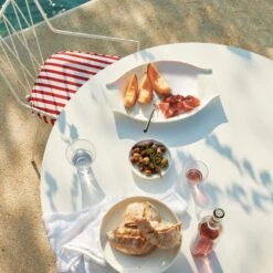 Pavilion Ivory Outdoor Dining Armchair With Striped Sunbrella ® Cushion Model 6470 Set Of 2 11 Pavilion Ivory Outdoor Dining Armchair With Striped Sunbrella ® Cushion Model 6470 Set Of 2 -Home Series Shop CB2SU22 17D v2 RET