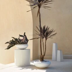 Olli Terrazzo White Outdoor Oil Lamp Small -Home Series Shop CB2SU23 12B RET
