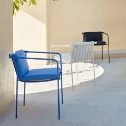 Navene Blue Outdoor Dining Armchair -Home Series Shop CB2SU23 15C V1 RET 2