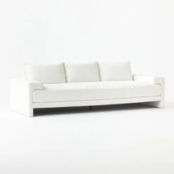 Camden White Performance Fabric Sofa -Home Series Shop CamdenWhtSofaDreamPnColada3QF20