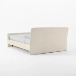 Camerano Cream Upholstered Queen Bed -Home Series Shop CameranoEggshllUphtdQBed3QBSSS22