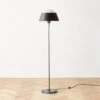Campana Marquina Black Marble Floor Lamp -Home Series Shop CampanaBkMrqMrbFloorLampSHF22