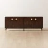 Carbon Brown Burl Wood Media Console -Home Series Shop CarbonBnBrlWdMdCredenzaSHF22