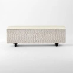 Carve Ivory Storage Bench 12 Carve Ivory Storage Bench -Home Series Shop CarveStorageBenchSOSSF21