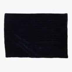 Channel Navy Faux Fur Throw Blanket -Home Series Shop ChannelFxFurSaluteThrowSSF22