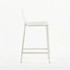 Chiaro Clear Counter Stool Nickel Set Of 2 15 Chiaro Clear Counter Stool Nickel Set Of 2 -Home Series Shop ChiaroClrCntrStl24inNcklSDSSS21