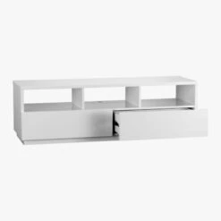 Chill High-Gloss White Media Console 60'' -Home Series Shop ChillMediaConsoleAV2F10