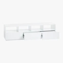 Chill High-Gloss White Media Console 80'' -Home Series Shop ChillMediaConsoleLgAV2F17