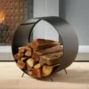 Chuck Handcrafted Iron Log Holder -Home Series Shop ChuckLogHolderSHF16