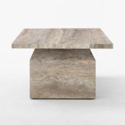 Civita Brown Travertine Coffee Table -Home Series Shop CivitaTrvrtnCoffeeTableSDSSF22