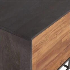 Congo Wood Media Console 56'' -Home Series Shop CongoMediaCredenzaAV2S16