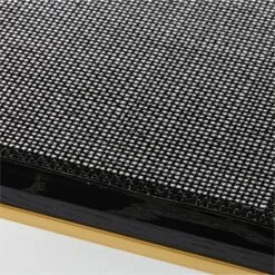 Connoisseur 2-Drawer Black Oak Wood Nightstand With Marble Top Model 8714 -Home Series Shop ConnoisseurNightstandAVSSS21