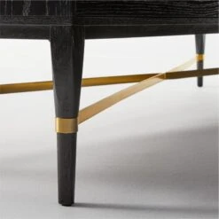 Connoisseur 8-Drawer Black Oak Wood Dresser Model 1006 -Home Series Shop ConnoisseurWideDresserAV2SSS21