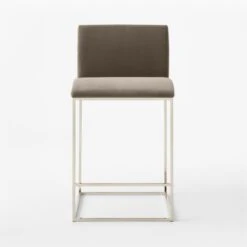 Coop Metal And Mushroom Velvet Counter Stool Set Of 2 -Home Series Shop CoopMshrmVlvtCntrStoolSOSSF22