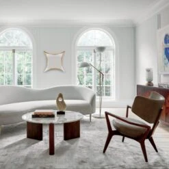 Curvo Snow White Performance Sofa -Home Series Shop CurvoSnowSofaOC20 1x1