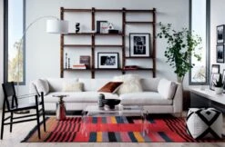 Walnut Modular Triple Shelf 88" -Home Series Shop Decker2PieceSectionalJL19