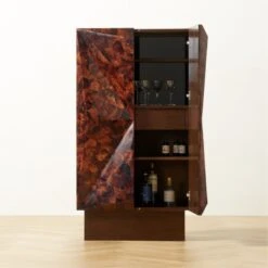 Dresden Penshell Bar Cabinet -Home Series Shop DresdenPnshllBarCabinetROS23