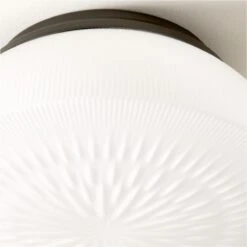 Dufrene Matte Black Flush Mount Light -Home Series Shop DufreneBlackFlushMountAVSHS23