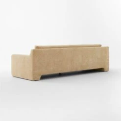 Durant Wheat Velvet Sofa -Home Series Shop DurantWheatSofa3QBSSF22