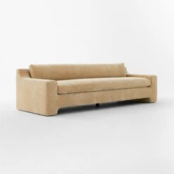Durant Wheat Velvet Sofa -Home Series Shop DurantWheatSofa3QSSF22