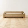 Durant Wheat Velvet Sofa