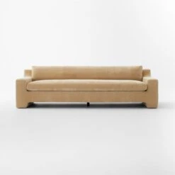 Durant Wheat Velvet Sofa -Home Series Shop DurantWheatSofaSOSSF22