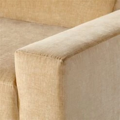 Faible 4-Piece Wheat Performance Velvet Sectional Sofa With Right Arm -Home Series Shop FaibleWhtVlvtRA6PcSectAVSSS23